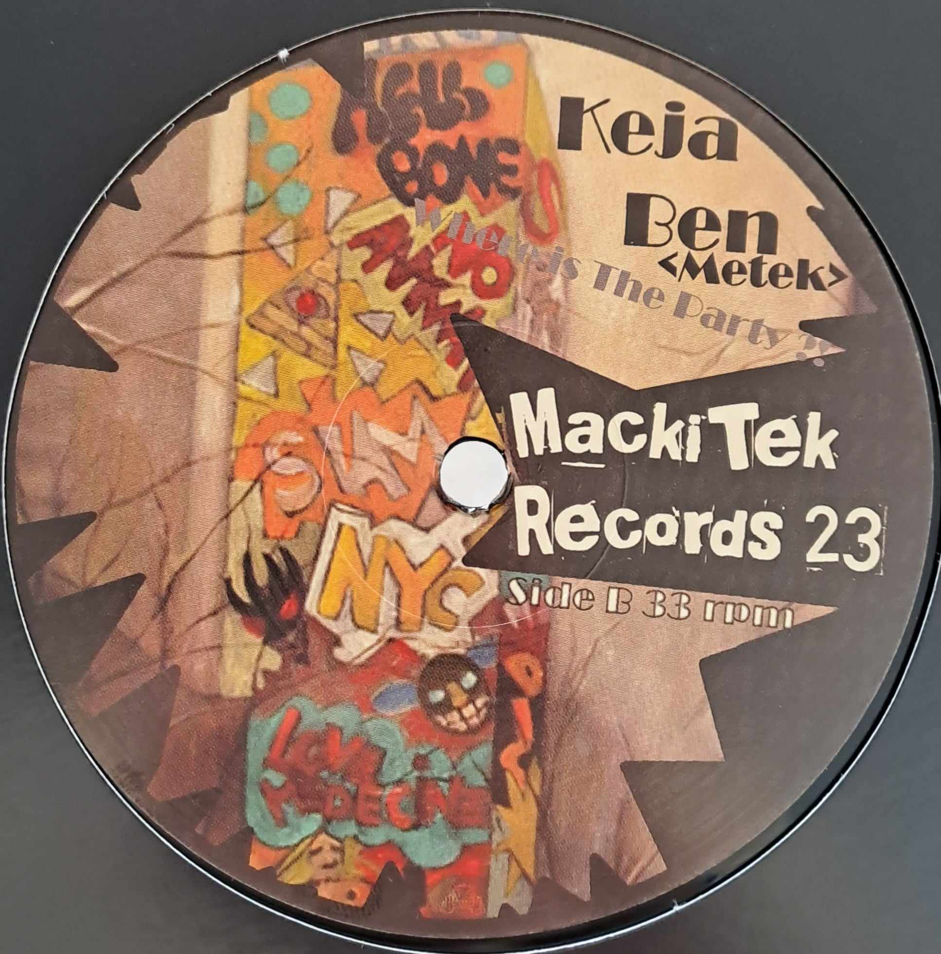 Mackitek 23 RP (dernières copies en stock) - vinyle freetekno